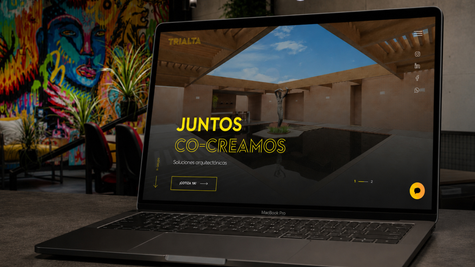 Presentación visual del proyecto Trialta.