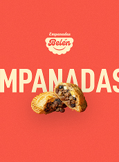 Identidad visual y pieza digital para Empanadas Belen.