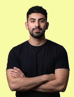 Retrato de Tomas Fernandez, lead product designer de Roca Studio.